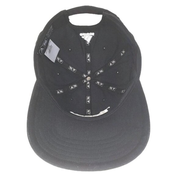 Adidas Hat Bundle Lot Of 2 Embroidered LogoTrefoil Strapback/Adjustable CapBlack - Picture 9 of 12